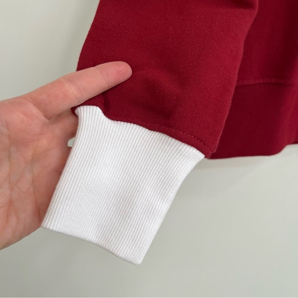 Hillflint Alabama College Champions Crewneck Sweatshirt Crimson Tide Red White - Picture 3 of 7